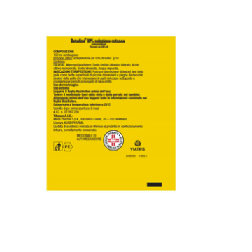 Betadine soluzione cutanea fl 500ml 10%