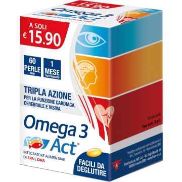 Omega 3 act 540mg 60 perle mini