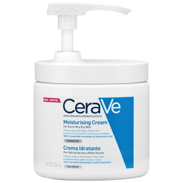 Cerave crema idratante per pelli da secche a molto secche 454 g pump